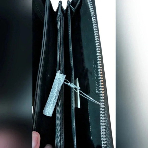 NWT Michael Kors Jet Set Travel Large Metallic Continental Wallet - Picture 6 of 9